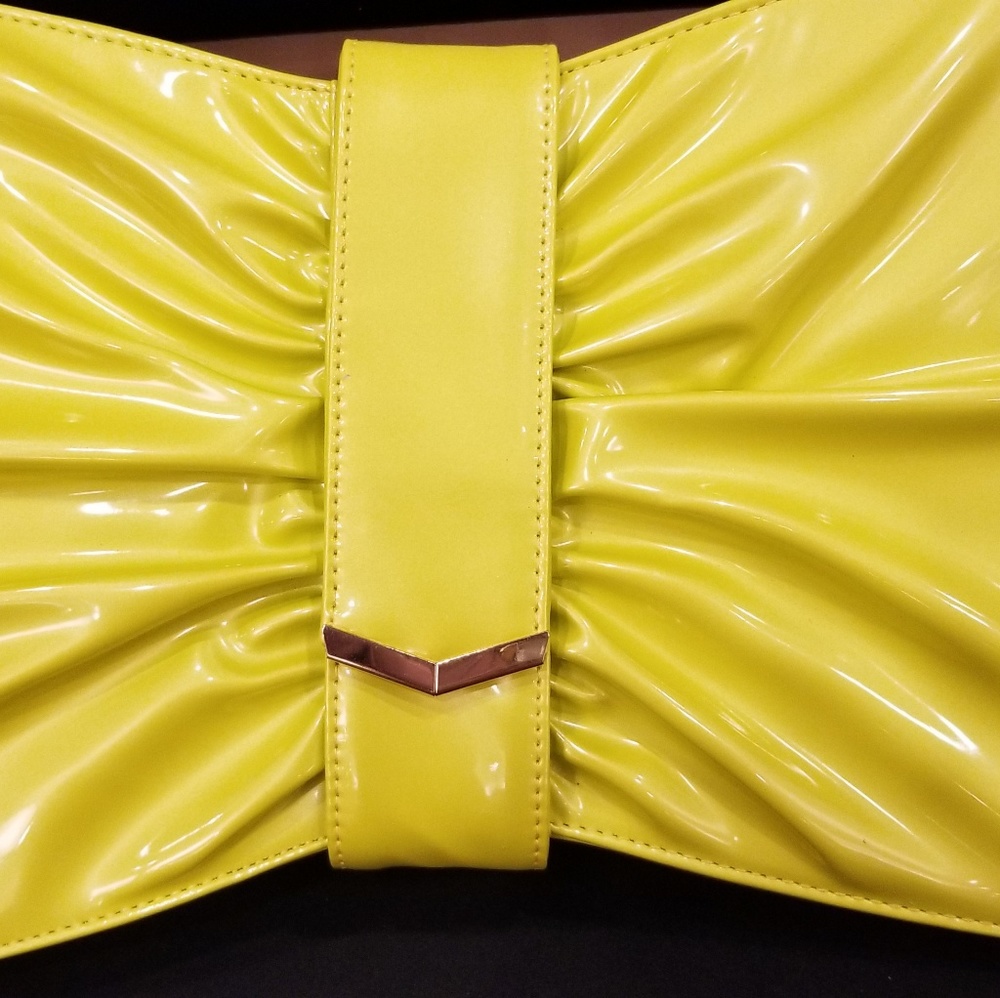 Patent Leather Clutch - "The Lime Lighter"